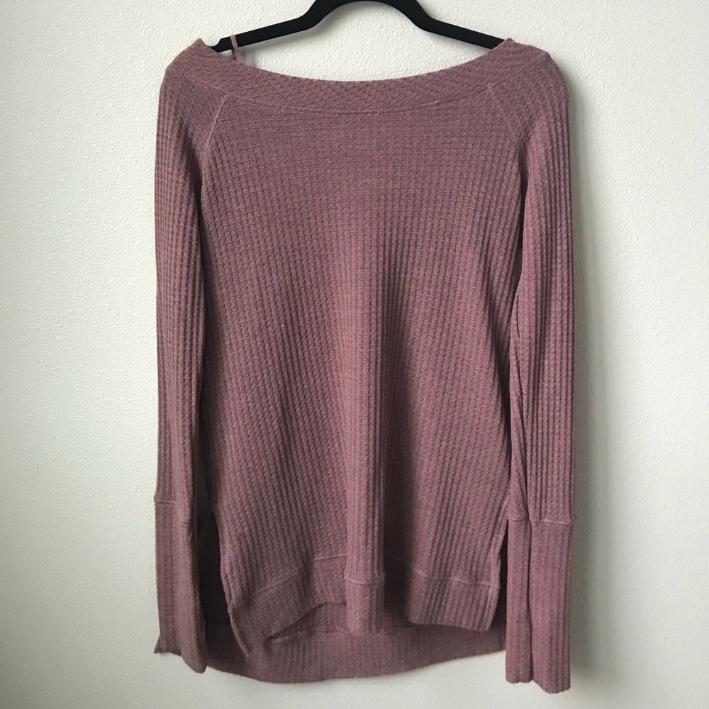 Burgundy Off The Shoulder Blouse- Hoity Toity